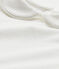 Baby girls' bodysuit with collar MARSHMALLOW white