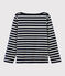 Unisex Jersey Breton Top SMOKING blue/MARSHMALLOW white