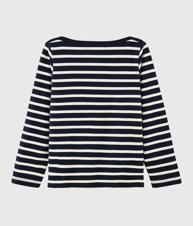 Unisex Jersey Breton Top blue/white