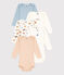 Babies' Dog Themed Long-Sleeved Cotton Bodysuits - 5-Pack variante 1