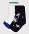 Babies' seagull and stripy cotton socks - 2-Pack variante 1