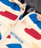 Babies' Recycled Patterned Parka AVALANCHE white/MULTICO