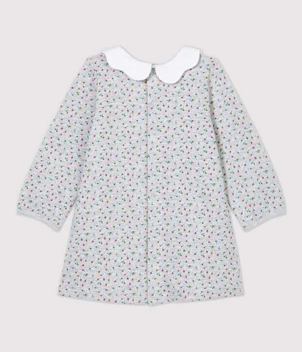 Babies' Fleece Dress grey/multicolor
