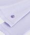 Women's Iconic long-sleeved cotton cocotte stitch T-shirt PARME purple