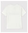 Babies' Cotton T-Shirt. MARSHMALLOW white