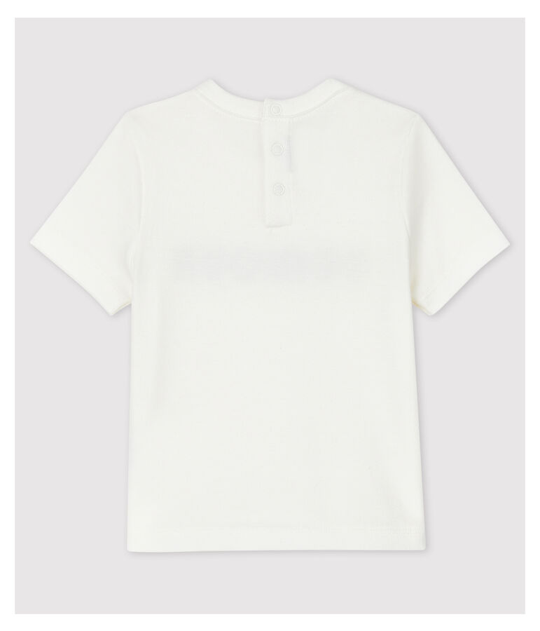 Babies' Cotton T-Shirt. white