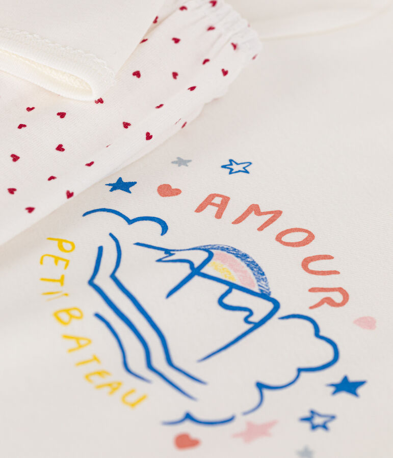 Children's Cotton Pyjamas white/multicolor