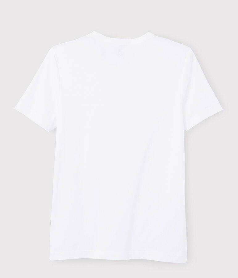 Men's short-sleeved T-shirt white