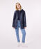 Iconic Recycled Fabric and Organic Cotton Raincoat SMOKING blue