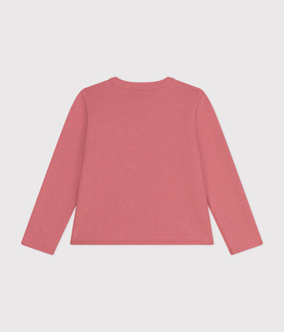Girls' fleece cardigan ROSEWOOD pink