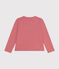 Girls' fleece cardigan ROSEWOOD pink