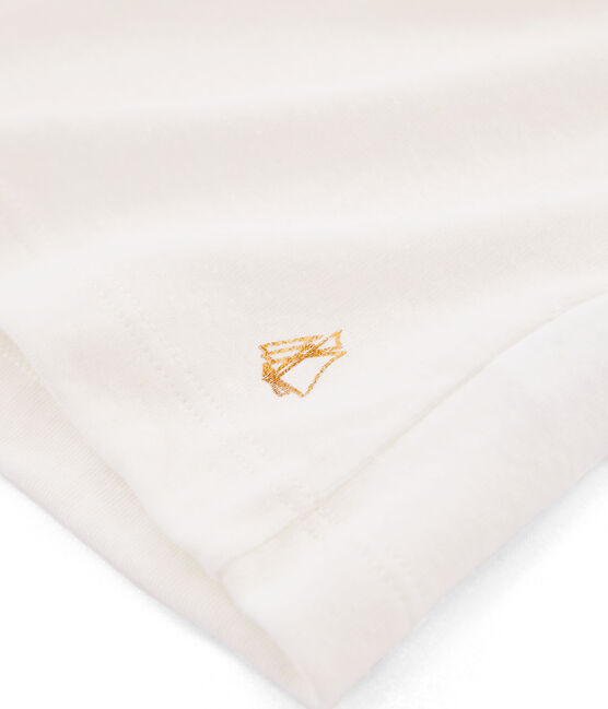 Girls' Short-sleeved T-shirt MARSHMALLOW white