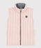 Children's unisex tube knit bodywarmer SALINE pink