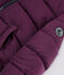 Boys' puffer jacket CEPAGE purple