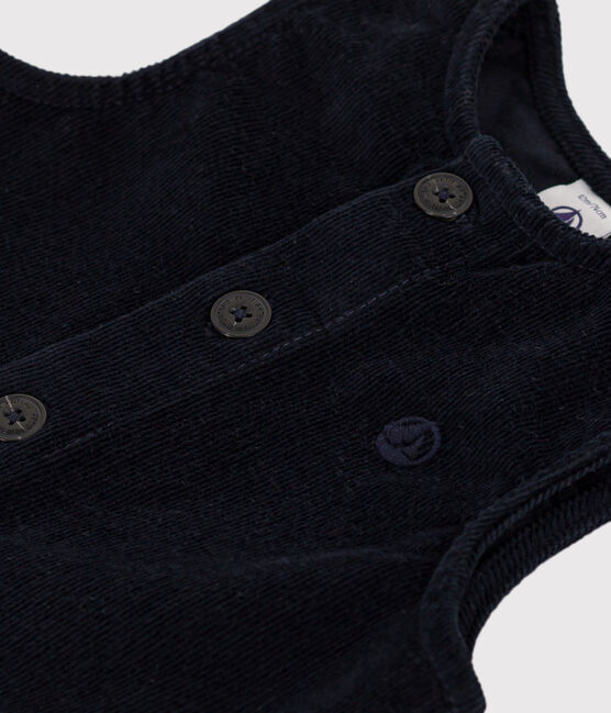 Babies' Sleeveless Corduroy Jumpsuit SMOKING blue
