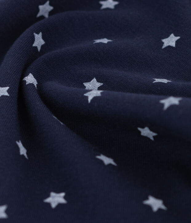 Unisex Babies' Long-Sleeved Roll-Neck Bodysuit blue/white