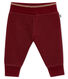 Baby girl's shiny cotton sweatshirt trousers