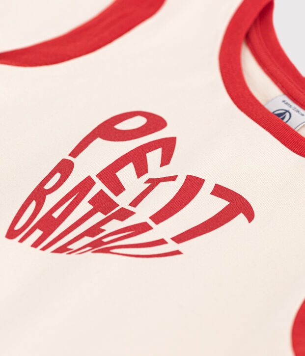 Girls' Jersey T-Shirt Ecru