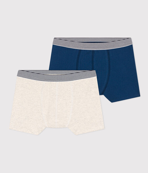 Boys' Cotton and Elastane Boxer Shorts - 2-Pack multicolor