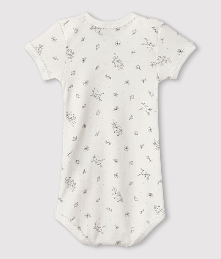 Baby Girls' Bird Print Bodysuit white/multicolor