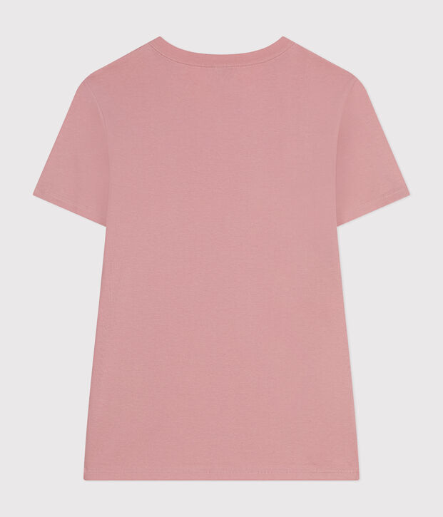Women's Iconic T-shirt in plain cotton pink