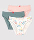 Girls' Organic Cotton Briefs - 3-Pack