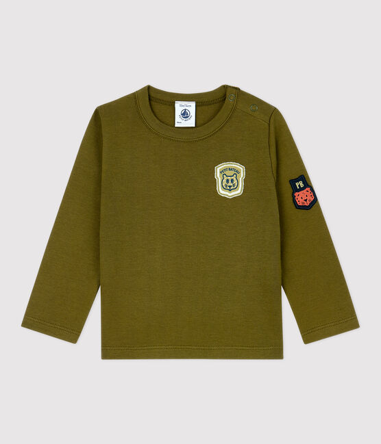 Babies' Cotton T-Shirt MILITARY green