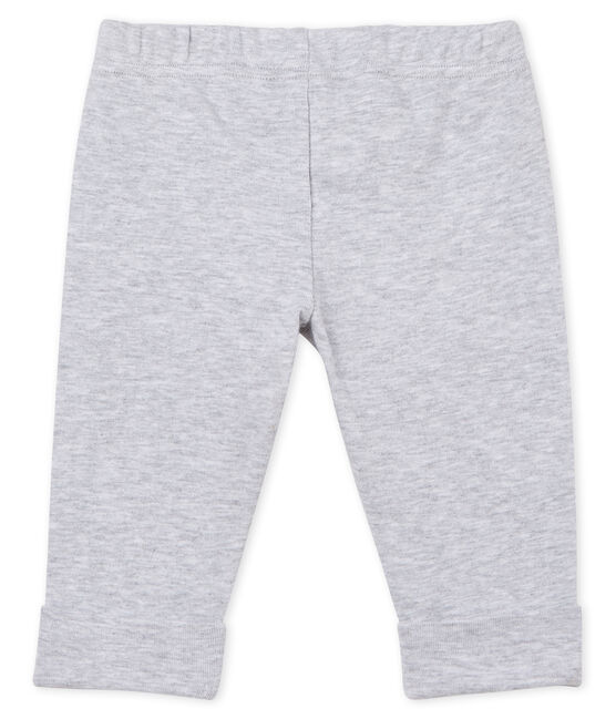 Baby Girls' Knit Trousers POUSSIERE CHINE grey