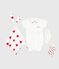 Newborn babies' cotton body, comforter and socks set variante 1
