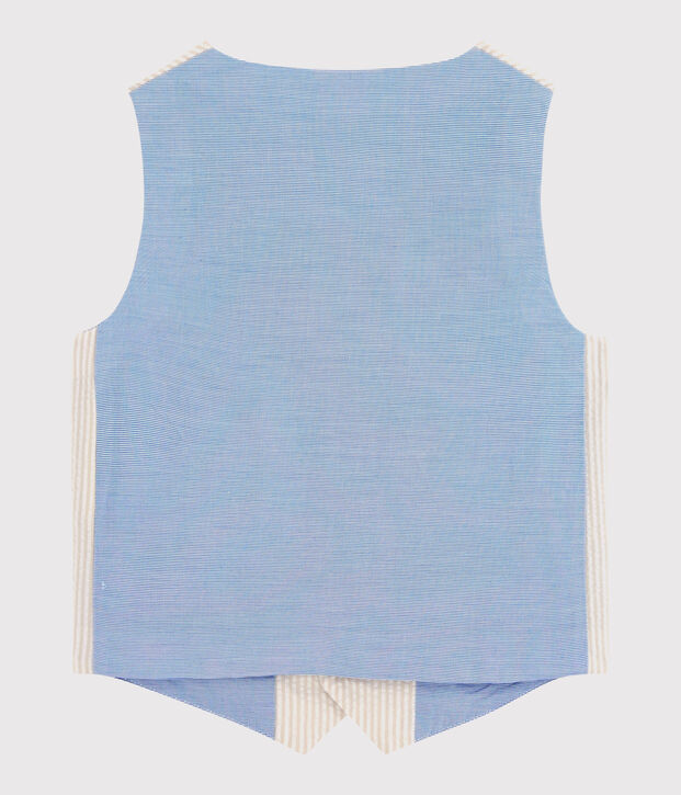 Boys' Sleeveless Jacket beige/white