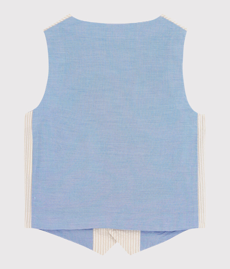 Boys' Sleeveless Jacket beige/white