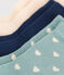 Babies' heart-pattern cotton socks - 3-Pack variante 2