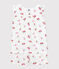 Children's short fruit print cotton pyjamas MARSHMALLOW white/MULTICO white