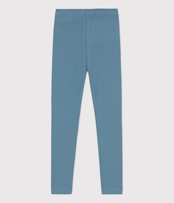 Girls' Elastane Jersey Leggings ROVER blue