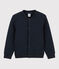 Boys' Quilted Tube Knit Cardigan SMOKING blue