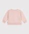 Babies' Quilted Tube Knit Baseball Jacket SALINE pink