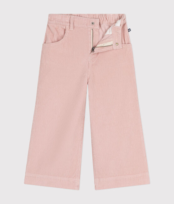 Little girls' corduroy trousers SALINE pink