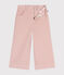 Little girls' corduroy trousers SALINE pink