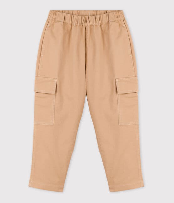 Unisex Serge Cargo Trousers TRENCH beige