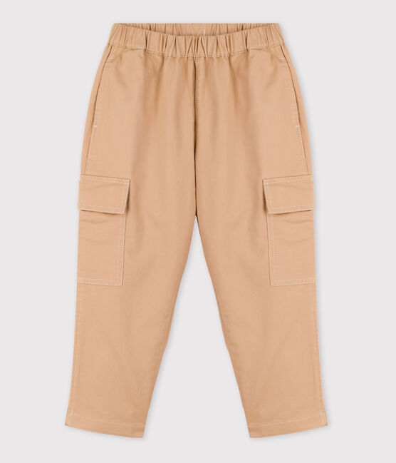 Unisex Serge Cargo Trousers TRENCH beige
