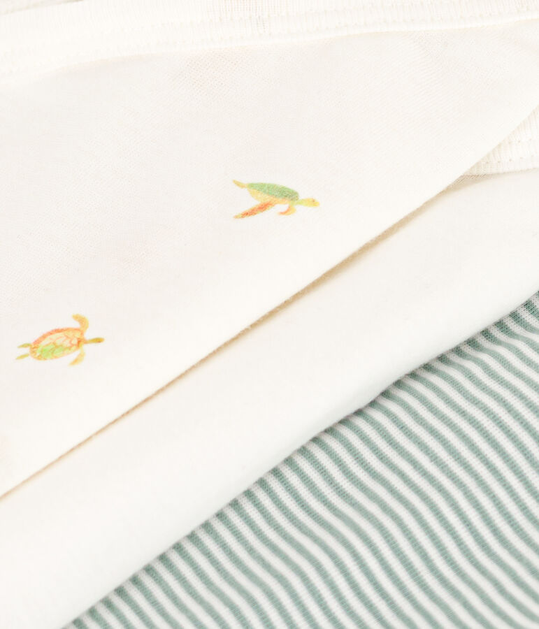 Babies' Wrapover Short-Sleeved Bodysuits - 3-Pack multicolor