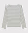 Women's Breton Cotton Top MARSHMALLOW white/SMOKING blue