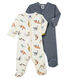 Baby boy's sleepsuit duo