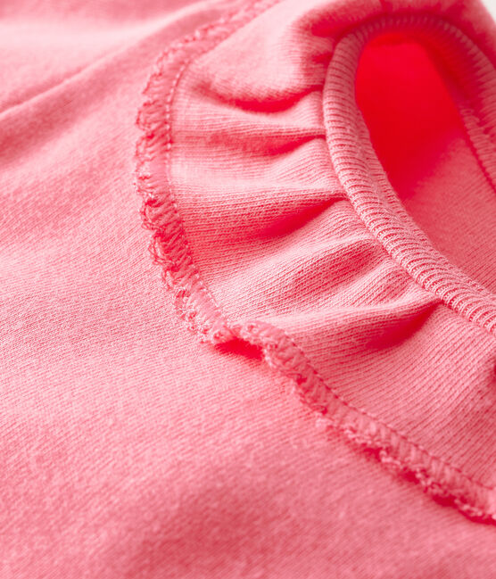 Baby Girls' Dress with Ruff CUPCAKE pink