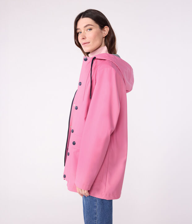 Iconic raincoat for men or women pink