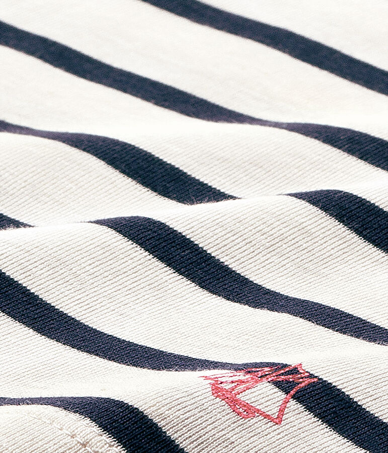 Pyjacourt fille ray&eacute; COQUILLE beige/SMOKING blue