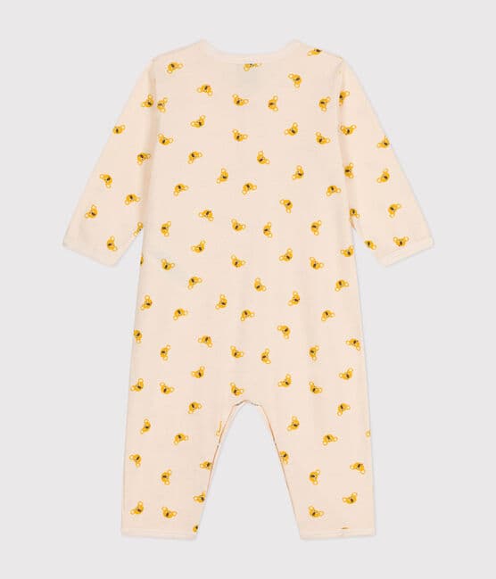 Babies' Footless Cotton Pyjamas AVALANCHE white/MULTICO