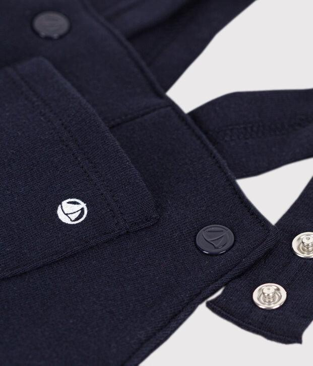 Babies' Thick Jersey Dungarees SMOKING