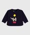 Babies' elephant patterned cotton sweatshirt SOIR
