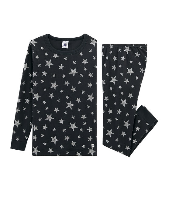Boys' Snugfit Ribbed Pyjamas CAPECOD grey/ARGENT grey